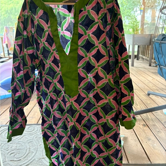 Colorful Geometric Pattern Tunic - Picture 1 of 2